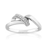 Bague argent 925 diamant