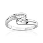 Bague argent 925 diamant