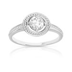 Bague argent 925 zirconia
