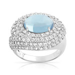 Bague argent 925 cristal zirconia