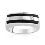 Chevali&egrave;re argent 925 pierre imitation zirconia