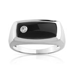 Chevali&egrave;re argent 925 pierre imitation zirconia