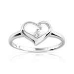 Bague argent 925 zirconia
