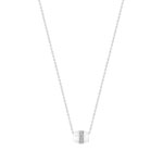 Collier argent 925 c&eacute;ramique zirconia