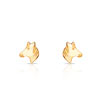 Boucles d'oreilles or 750 jaune