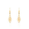 Boucles d'oreilles or 750 jaune
