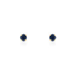 Boucles d&rsquo;oreilles or 750 jaune saphir