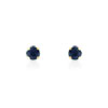 Boucles d'oreilles or 750 jaune saphir