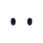 Boucles d&rsquo;oreilles or 750 jaune saphir