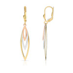Boucles d &rsquo;oreilles 3 ors 750