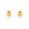 B.o. or 750 2 tons citrine et diamant