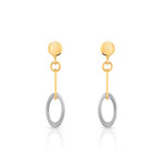 Boucles d&rsquo;oreilles 2 ors 750