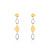 Boucles d&rsquo;oreilles 2 ors 750