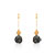 Boucles d oreilles or 750 jaune nacre