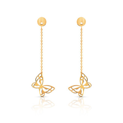 Boucles d' oreilles or 750 jaune