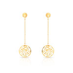 Boucles d oreilles or 750 jaune