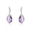 B.o. or 750 blanc améthyste et diamant