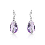 B.o. or 750 blanc améthyste et diamant