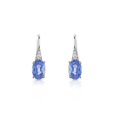 B.o. or 750 blanc saphir et diamant
