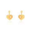 Boucles d oreilles or 750 jaune