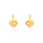 Boucles d oreilles or 750 jaune
