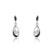 B.o. or 750 blanc diamant noir et blanc