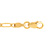 Cha&icirc;ne maille marine or 750 jaune 50 cm