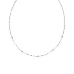 Collier or 750 blanc diamant