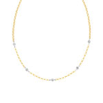 Collier 2 ors 750 diamant