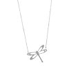 Collier or 750 blanc