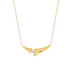 Collier or 750 2 tons diamant