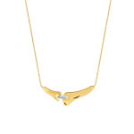 Collier or 750 2 tons diamant