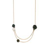 Collier or 750 jaune nacre