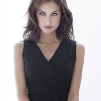 Gold necklace 750 yellow royal mesh 45 cm