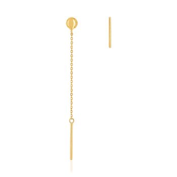 Boucles d'oreilles or jaune 375