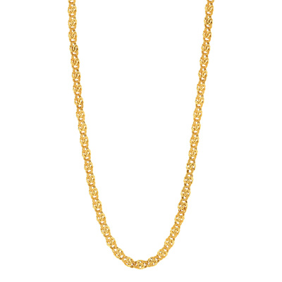 Collier Maille miroir Or jaune -  - Rivluxe