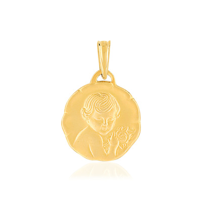 Médaille or 375 jaune Saint Christophe