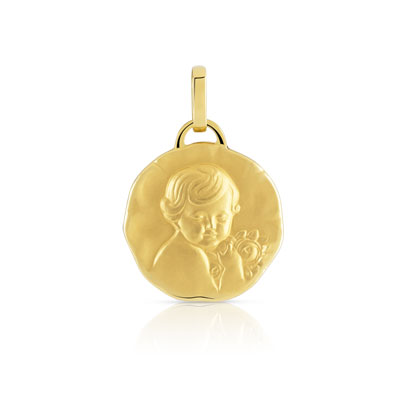 Medaille Or Jaune Enfant Femme M Daille Maty