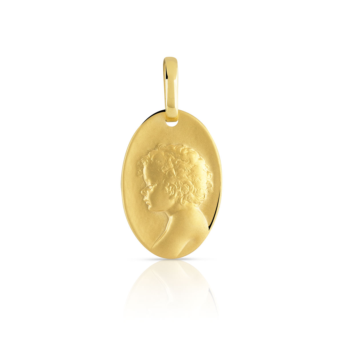 Medaille or 750 jaune Enfant femme Médaille MATY