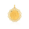 Pendentif porte pièce or 750 jaune "Marianne"