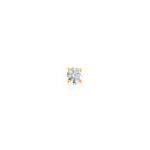 Clou or 750 jaune zirconia