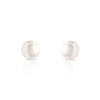 Boucles d'oreilles or 750 jaune perles de culture du Japon