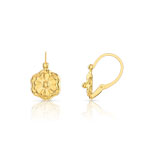 Boucles d&rsquo;oreilles or 750 jaune