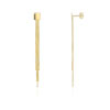 Boucles d'oreilles or 750 jaune