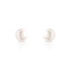 Boucles d'oreilles or 750 jaune perles de culture du Japon