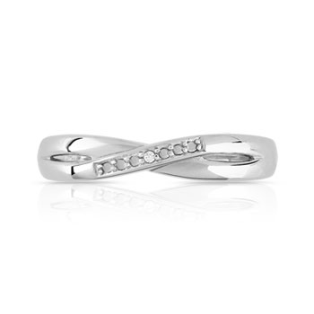 Bague argent 925 diamant