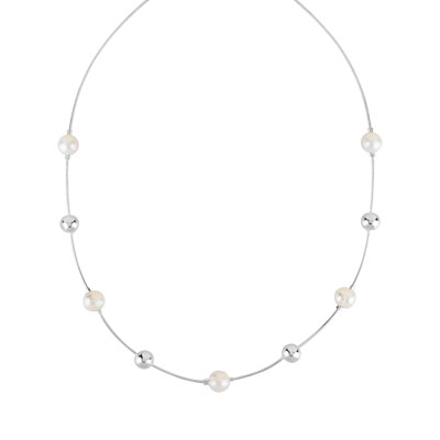 collier argent perle collier argent perle