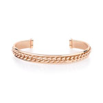 Bracelet argent rosé ouvert
