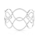 Bracelet ouvert argent 925 zirconia