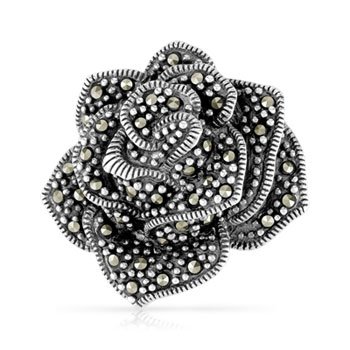 Bague argent 925 marcassites